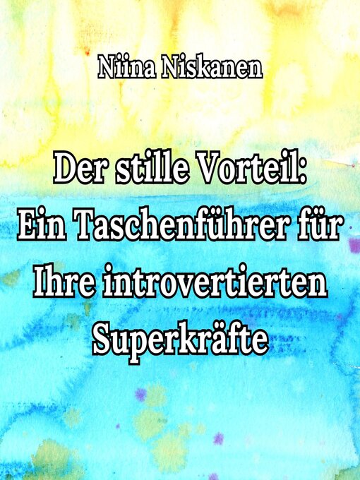 Title details for Der stille Vorteil by Niina Niskanen - Available